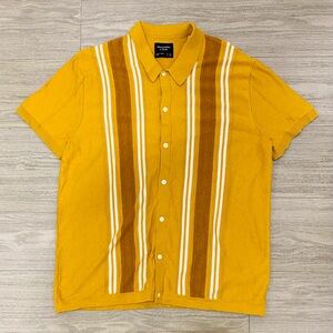 Abercrombie & Fitch Striped Knit Shirt. Men's size Large.